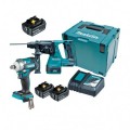 Makita DLX2372TJ - 18V 5.0Ah Li-ion Cordless Brushless 2pc Combo Kit